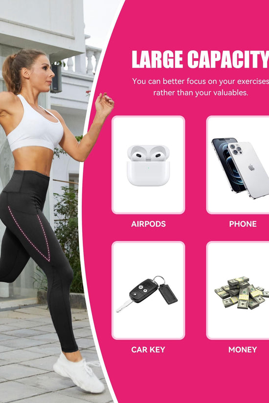 Cropped High-Rise Yoga Pants – Diagonal Pockets & Variegated Print CJ US
