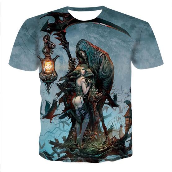 Mens Skull 3D t- shirts | Mens cotton t shirts | Diversi Fashion