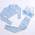  Blue three piece set