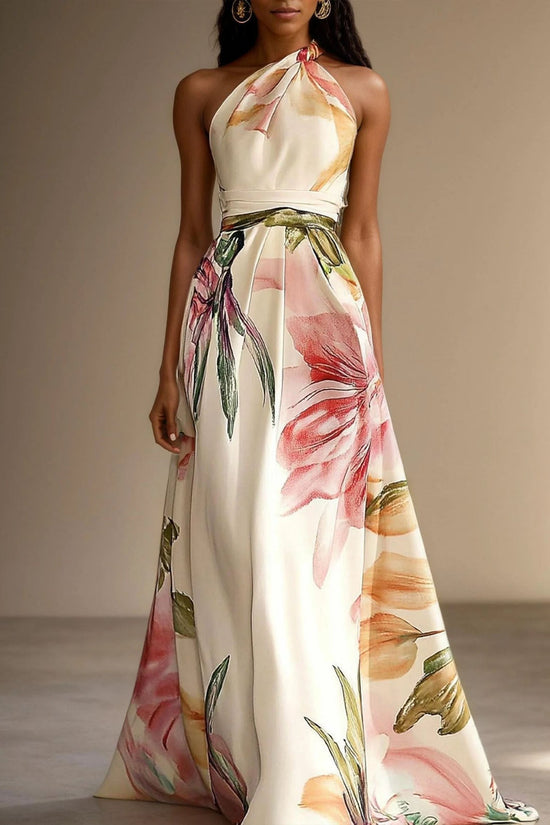One shoulder long dress 