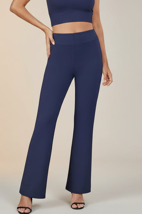 Business-casual High-waisted Stretch Trousers 