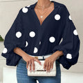  Navy Blue Polka Dot