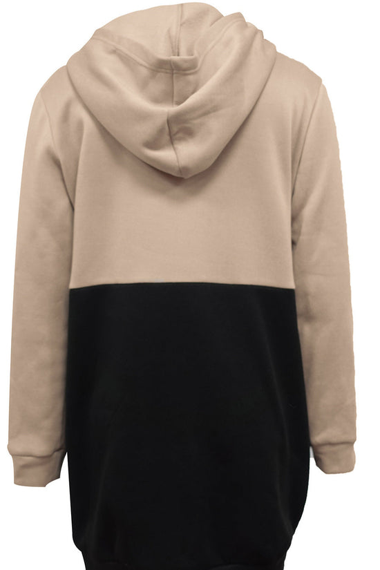 Women’s Deer & Plaid Hooded Sweatshirt Dress CJ US