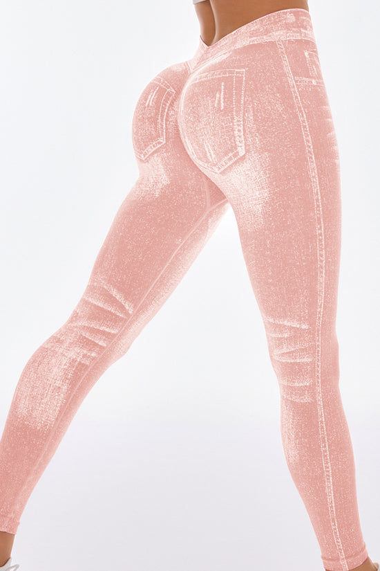 New Fashion Seamless Yoga Pants for Women, High Elasticity, Slimming, High-Waisted with Back V-Shape, Butt-Lifting, Running, Workout, Stylish Leggings