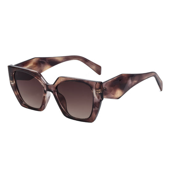 Fashion Cat Eye Wide Temple Sunglasses for Women, High-End  Full Frame Sun Glasses, Designer Style Eyewear 