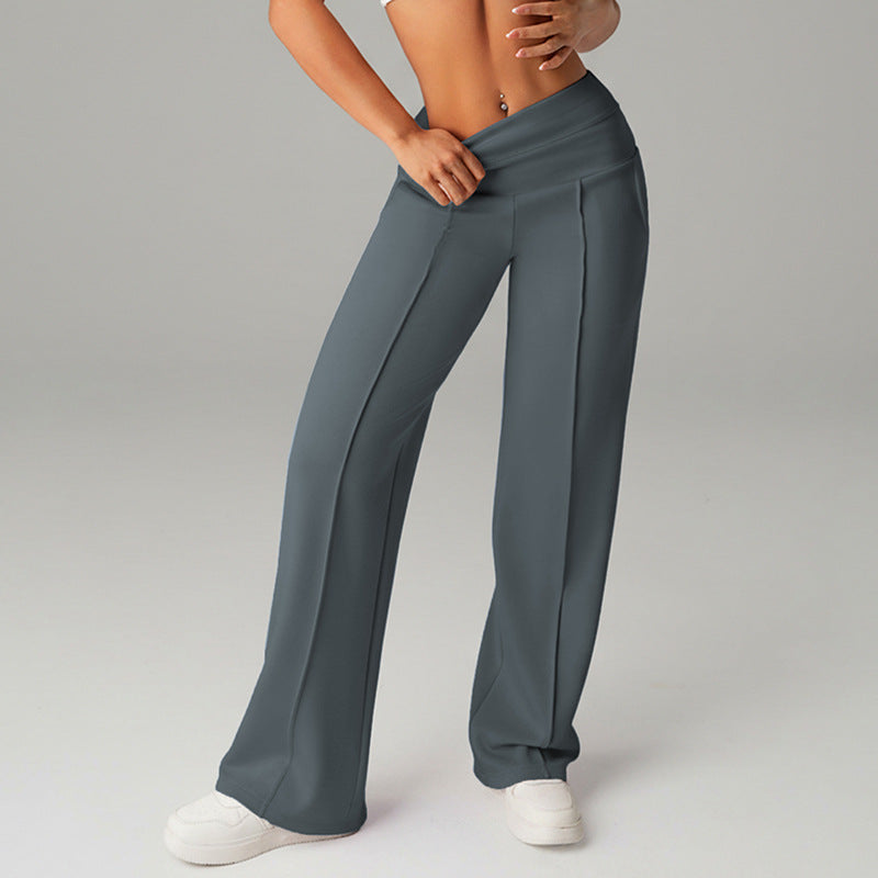High-waisted Loose-fitting Wide-leg Womens Sweatpants 