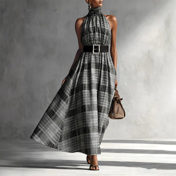 Black and white checkered