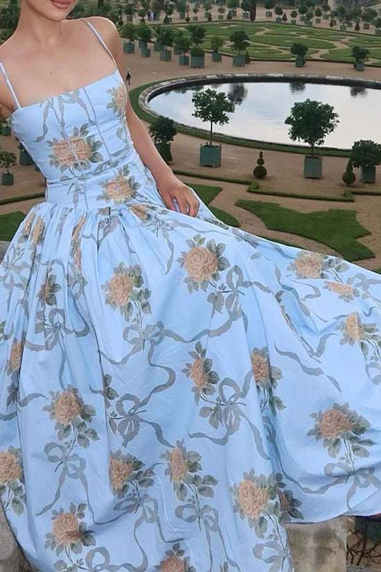 Sexy Printed Strapless Dress Summer Fitted Backless Long Dress Elegant High-End Style Beautiful Summer Dress 