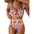  Multicolor Floral Orange