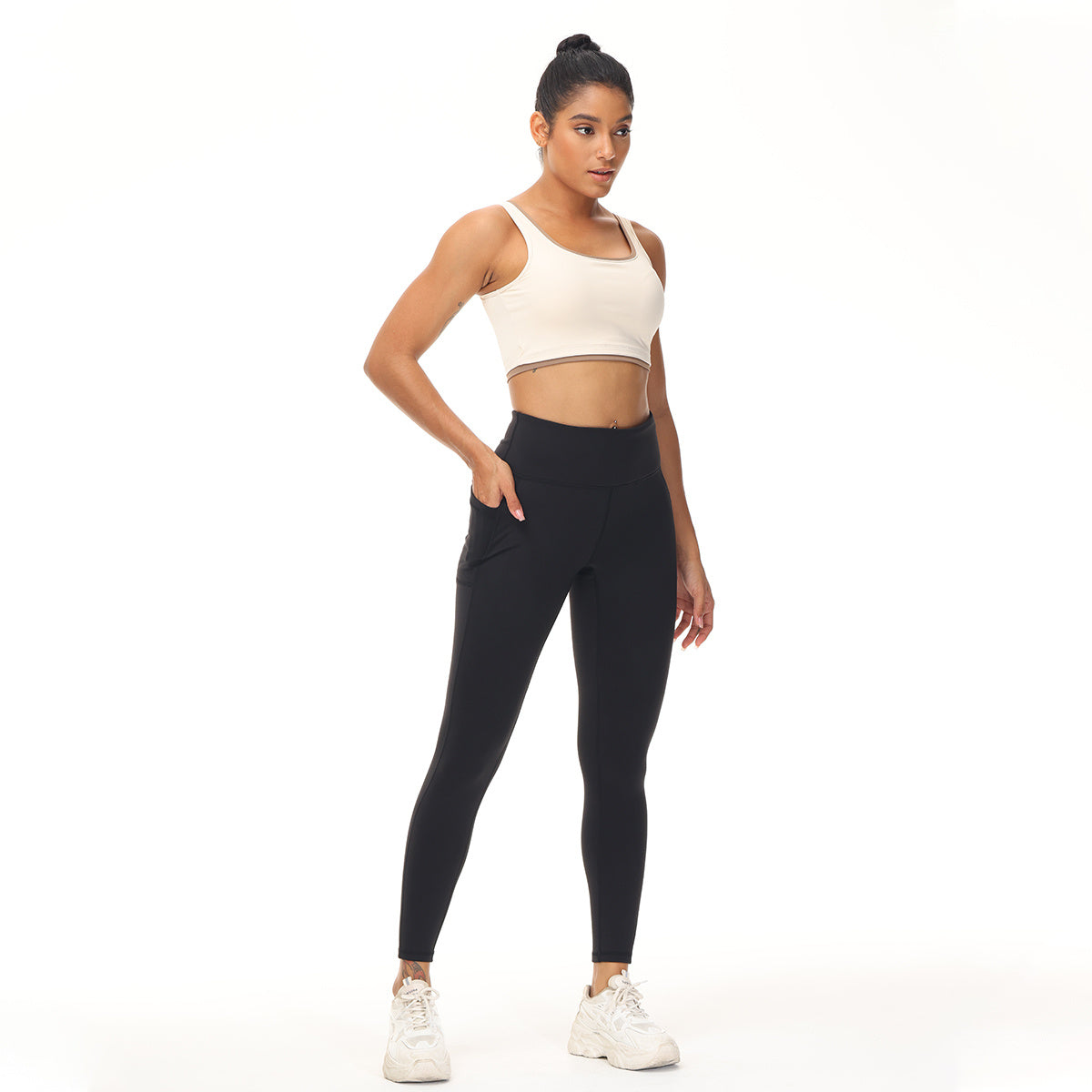 ❄️ Women's Winter Velvet Ankle Pants with Pockets FitiqueFit