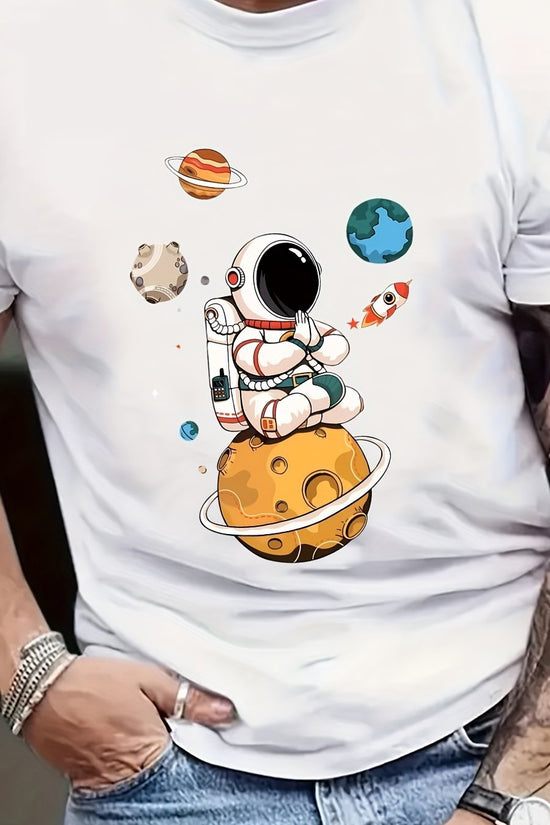 Men’s Astronaut Graphic T-Shirt CJ US