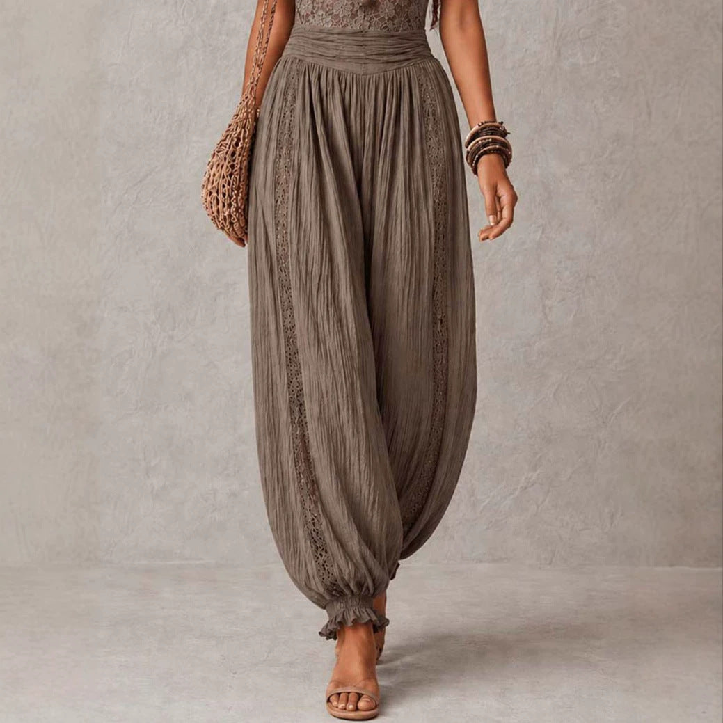 New Women's Harlan Pants Fashion Elegant Lace Sexy Jumpsuit 