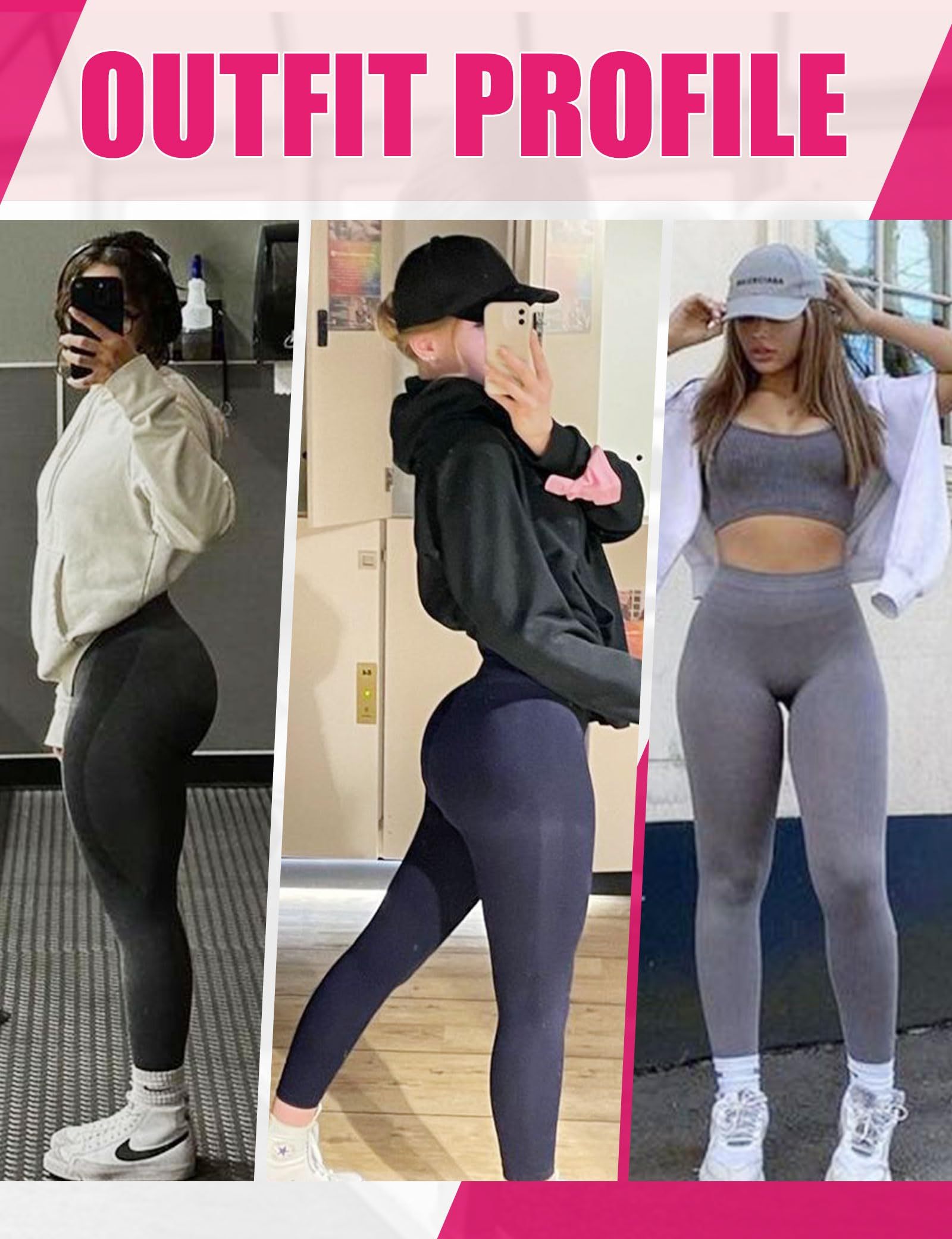 Leggings for Women - Cropped High-rise Seamless Plus size leggings CJ US