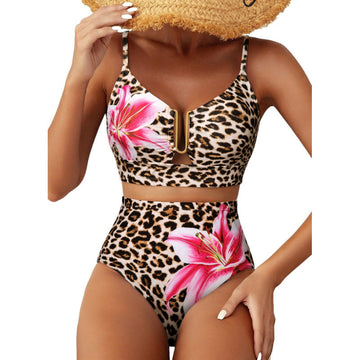 Leopard Print Pink Lily