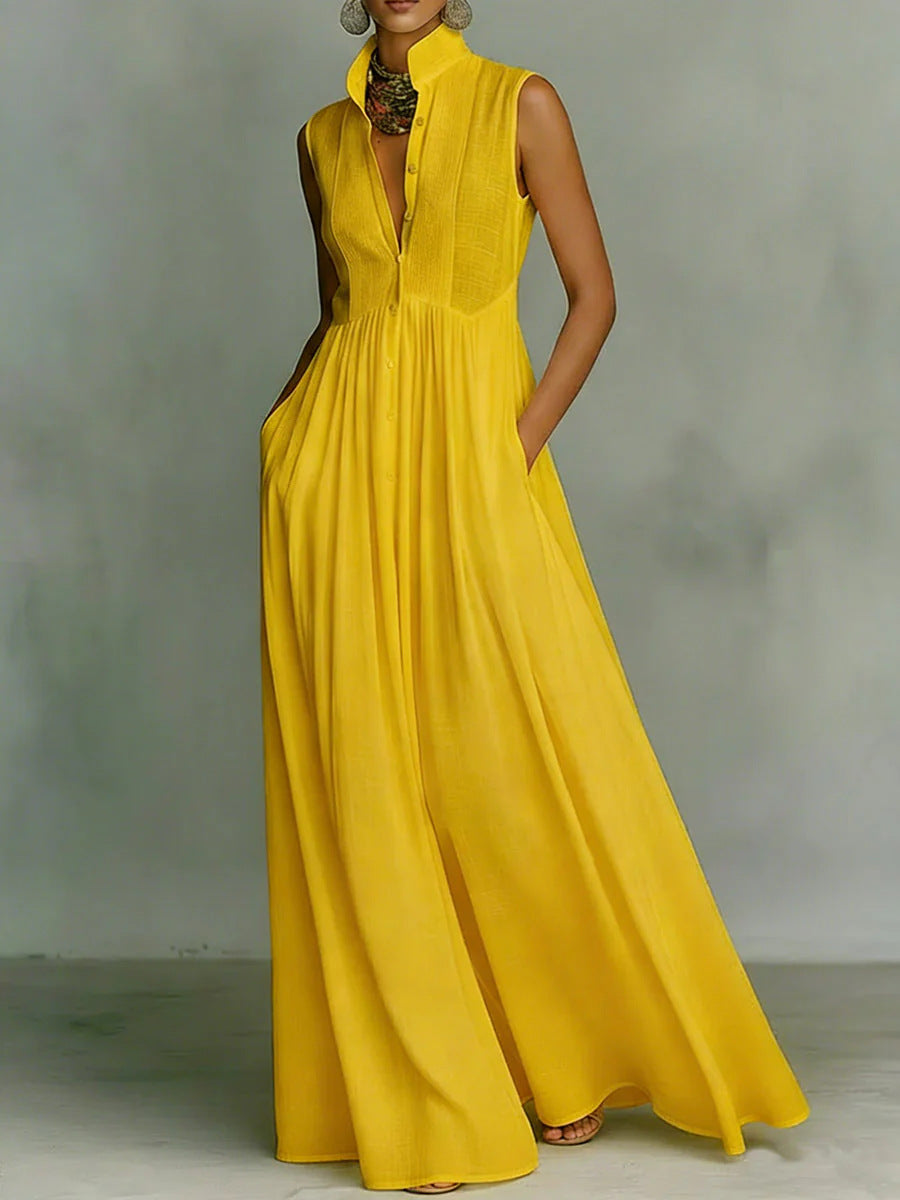 Long Vacation-style French-colored Dress 