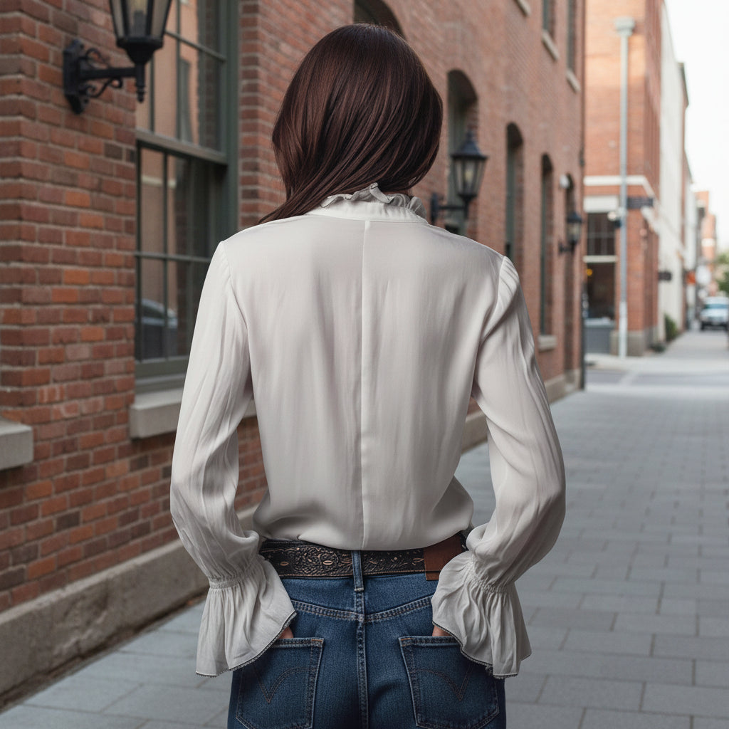 European And American Style Casual Resort Shirt For Women 
