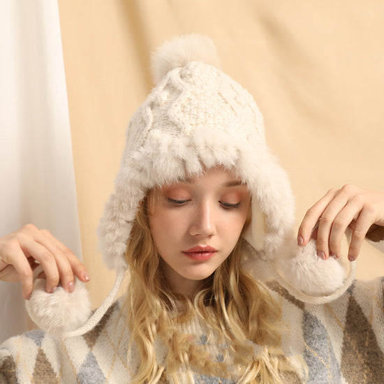Women’s Fashion Winter Wool Hat – Warm Classic Cold-Weather Beanie - FitiqueFit