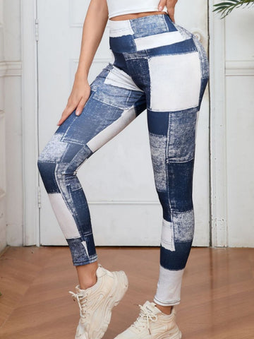 Blue and White