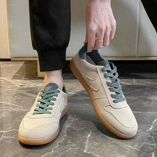 Round Toe Lace Up Sneakers 