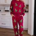  Wine Red Christmas Tree