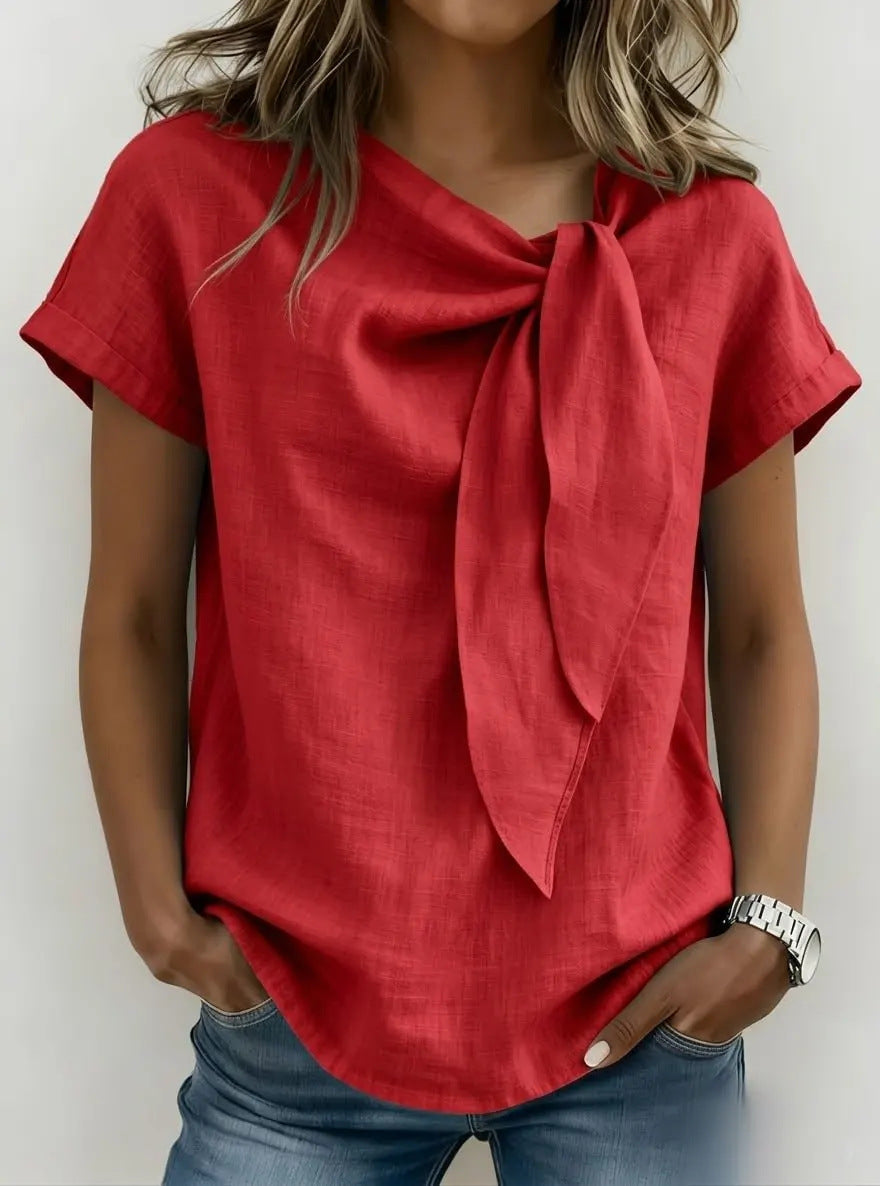 Women's Short-sleeve Fashionable Casual Top T-shirt 