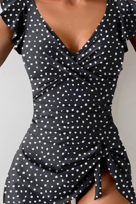New Sexy Floral Lace One-Piece Swimsuit With European And American Prints 
