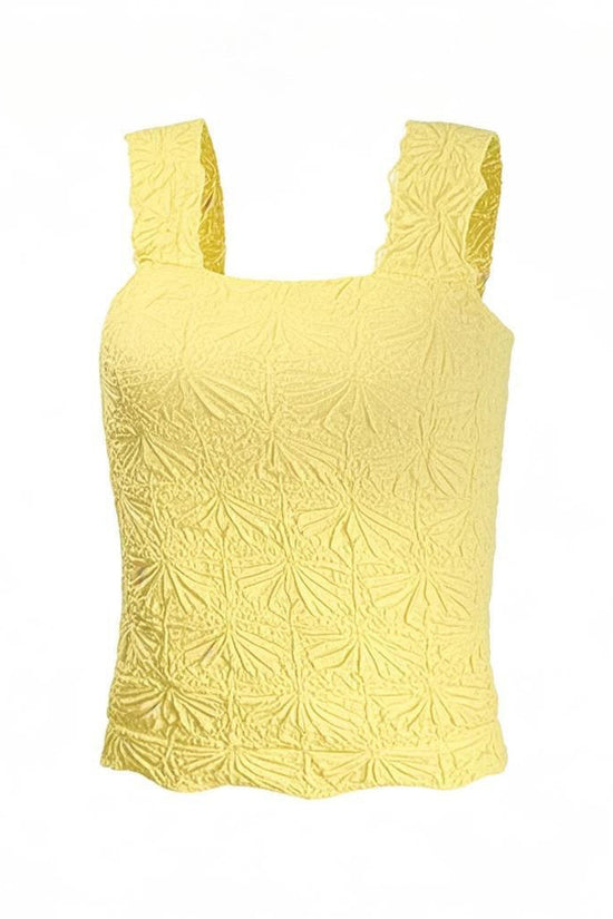 SO ME Floral Jacquard Seamless Tank Top 