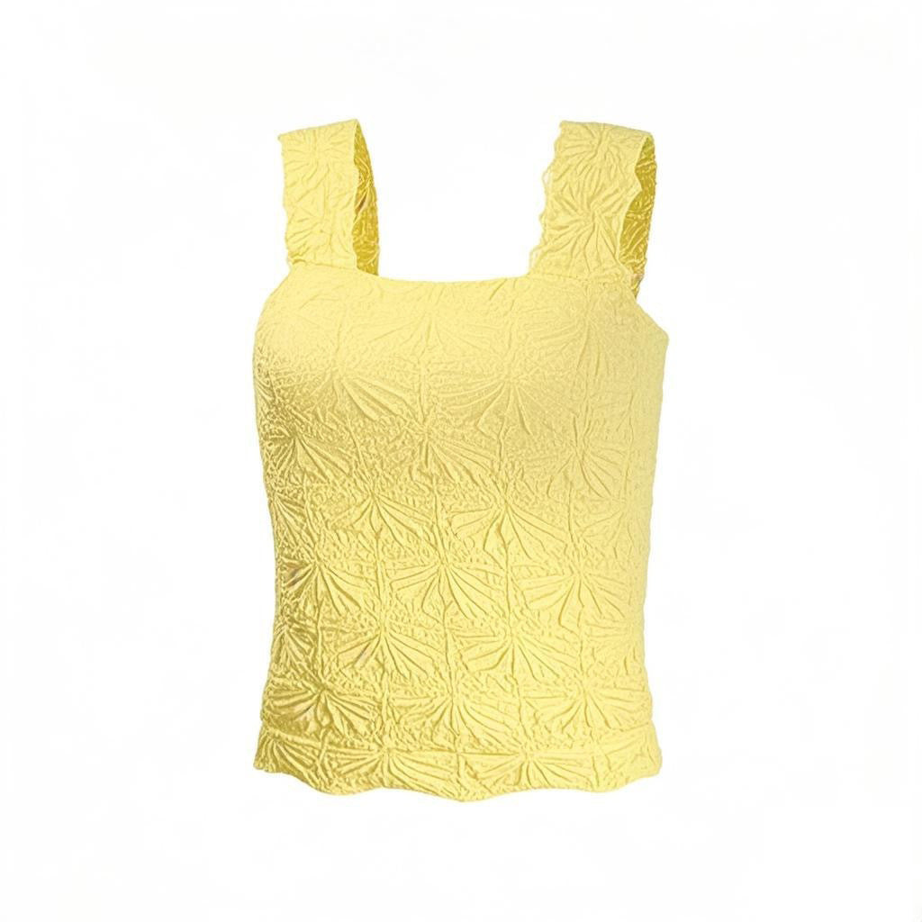 SO ME Floral Jacquard Seamless Tank Top 