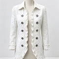  White With Printed Pattern