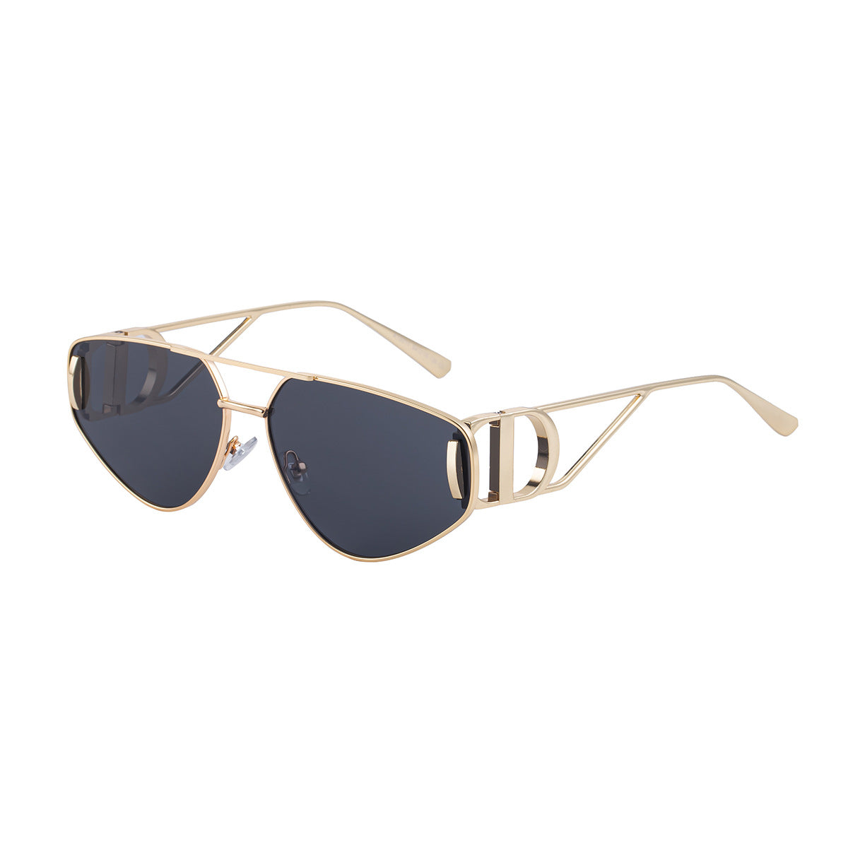 New Fashion Cat Eye Sunglasses for Women, Trendy and Stylish Outdoor Street Sun Protection Sunglasses for Women 