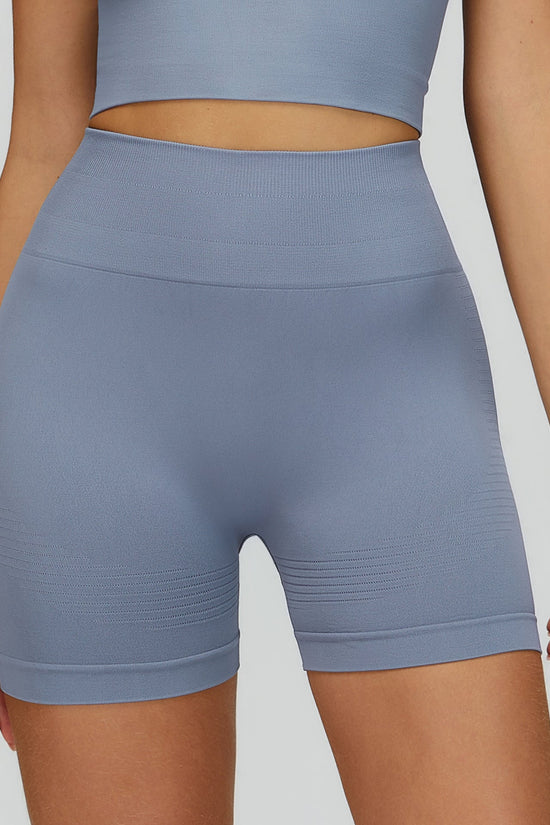 Tight high waisted yoga shorts 