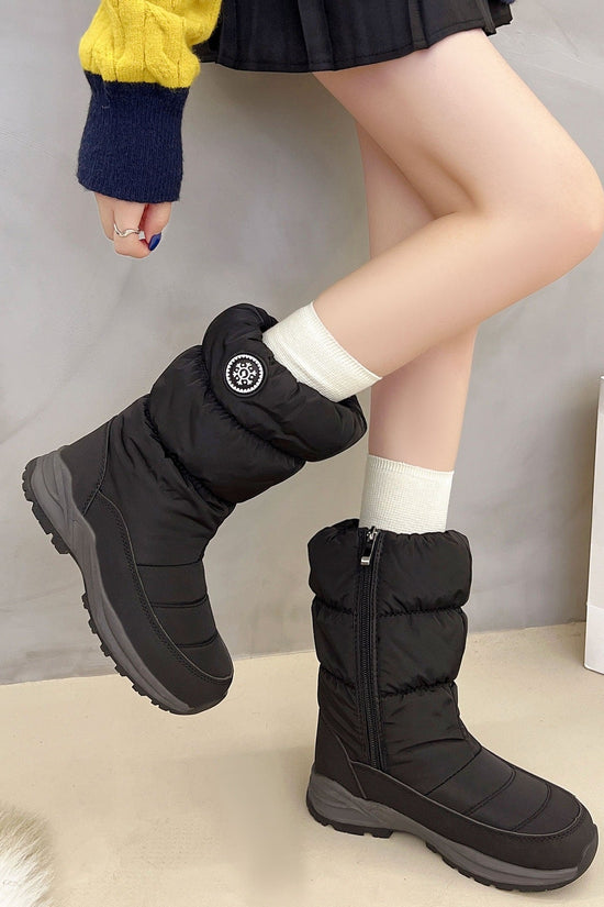 Thickened Cotton Mid-calf Snow Boots 