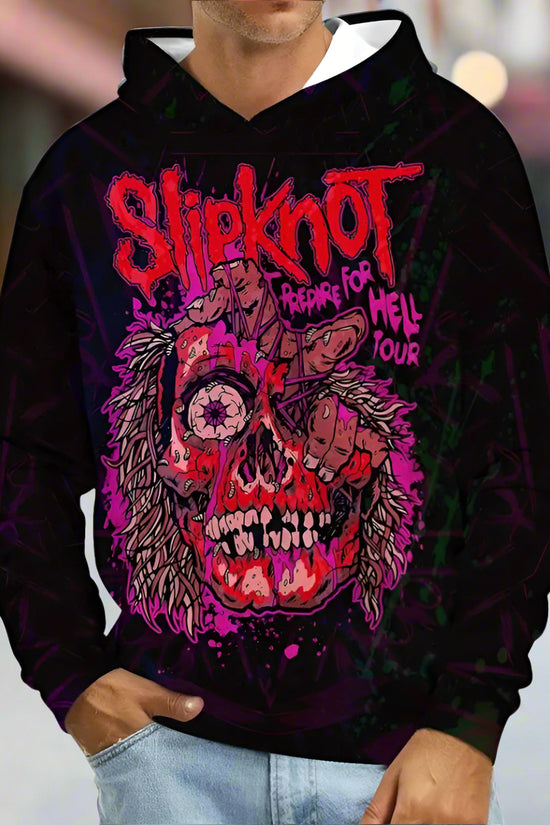 Printed Hooded Sweatshirt CJ US