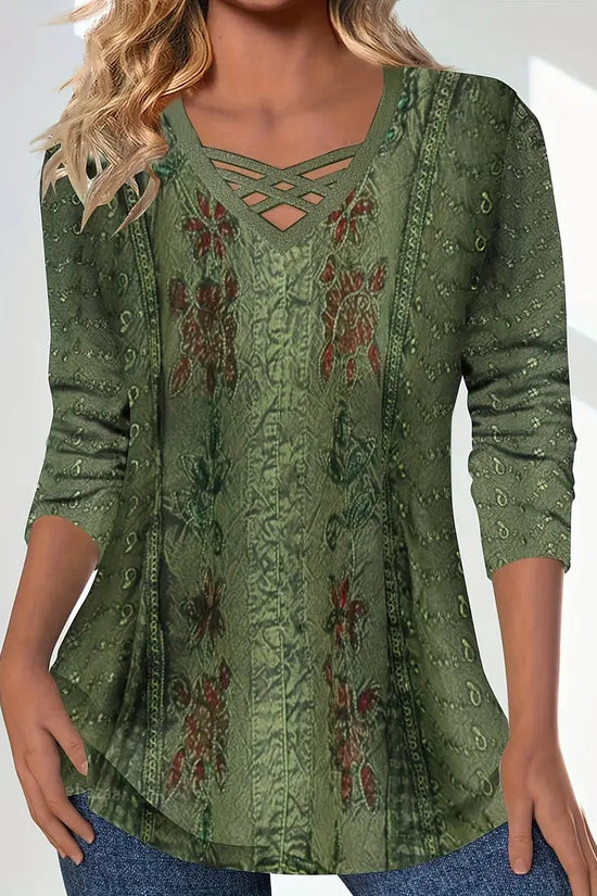 Women’s Lace Heart Print T-Shirt – Summer Short Sleeve Casual Top CJ