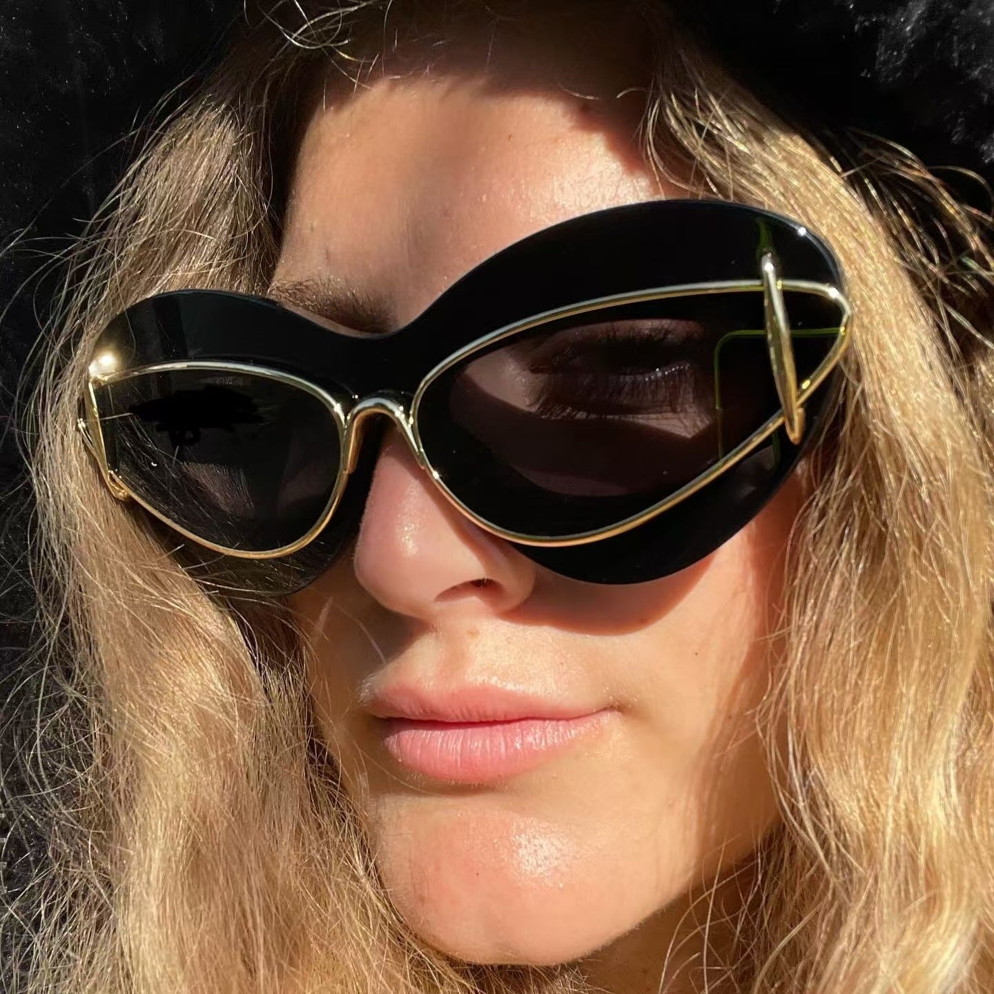 New  Fashion Cat-Eye Sunglasses for Women, Y2K Small Frame Sun Glasses, Trendy Driving Shades 