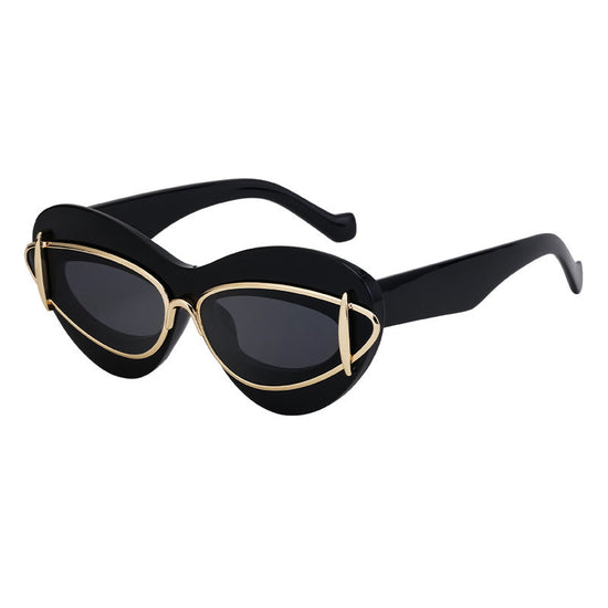 New  Fashion Cat-Eye Sunglasses for Women, Y2K Small Frame Sun Glasses, Trendy Driving Shades 