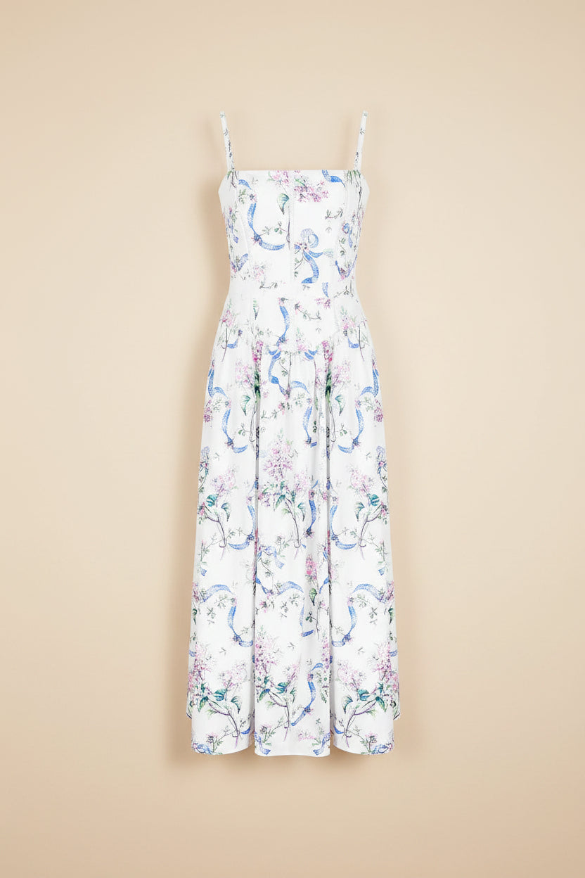 Sexy Printed Strapless Dress Summer Fitted Backless Long Dress Elegant High-End Style Beautiful Summer Dress 