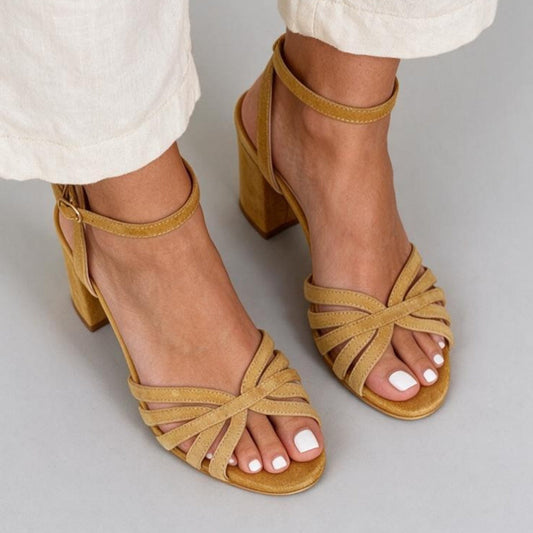 Made to order ships in 3–5 days High heeled fish mouth women's elegant sandals for women 