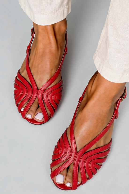 Made to order ships in 3–5 days Low heeled fish mouth strap beach casual women's sandals 