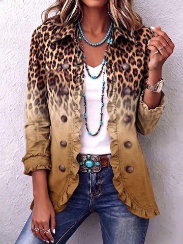Khaki Leopard Print
