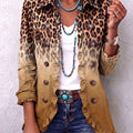  Khaki Leopard Print