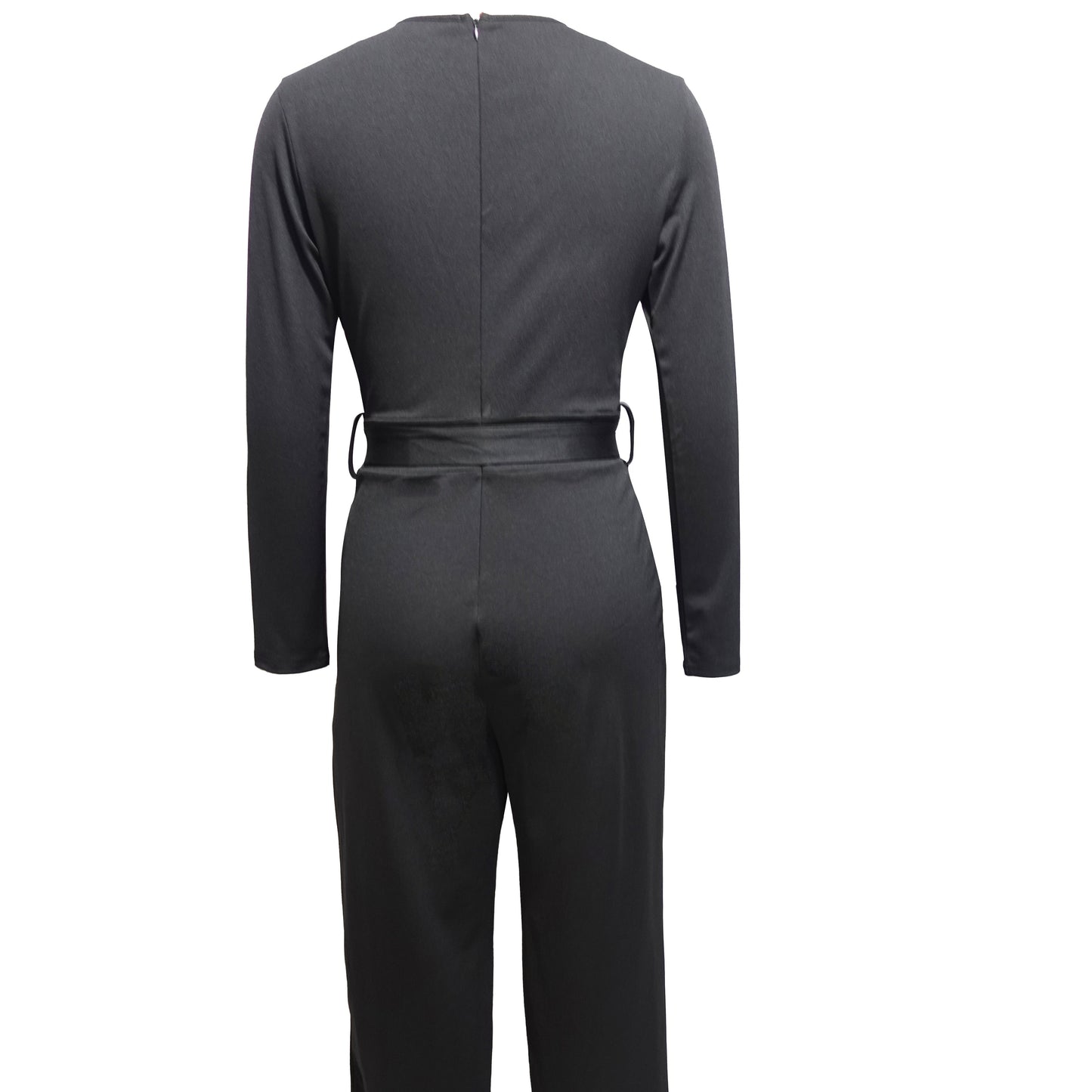 Ladies' Fashionable Slim Fit Sexy V-neck Long Sleeved Slimming Jumpsuit CJ