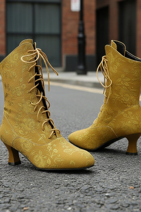 Autumn And Winter Kitten Heels With Pointed Fashion Boots 