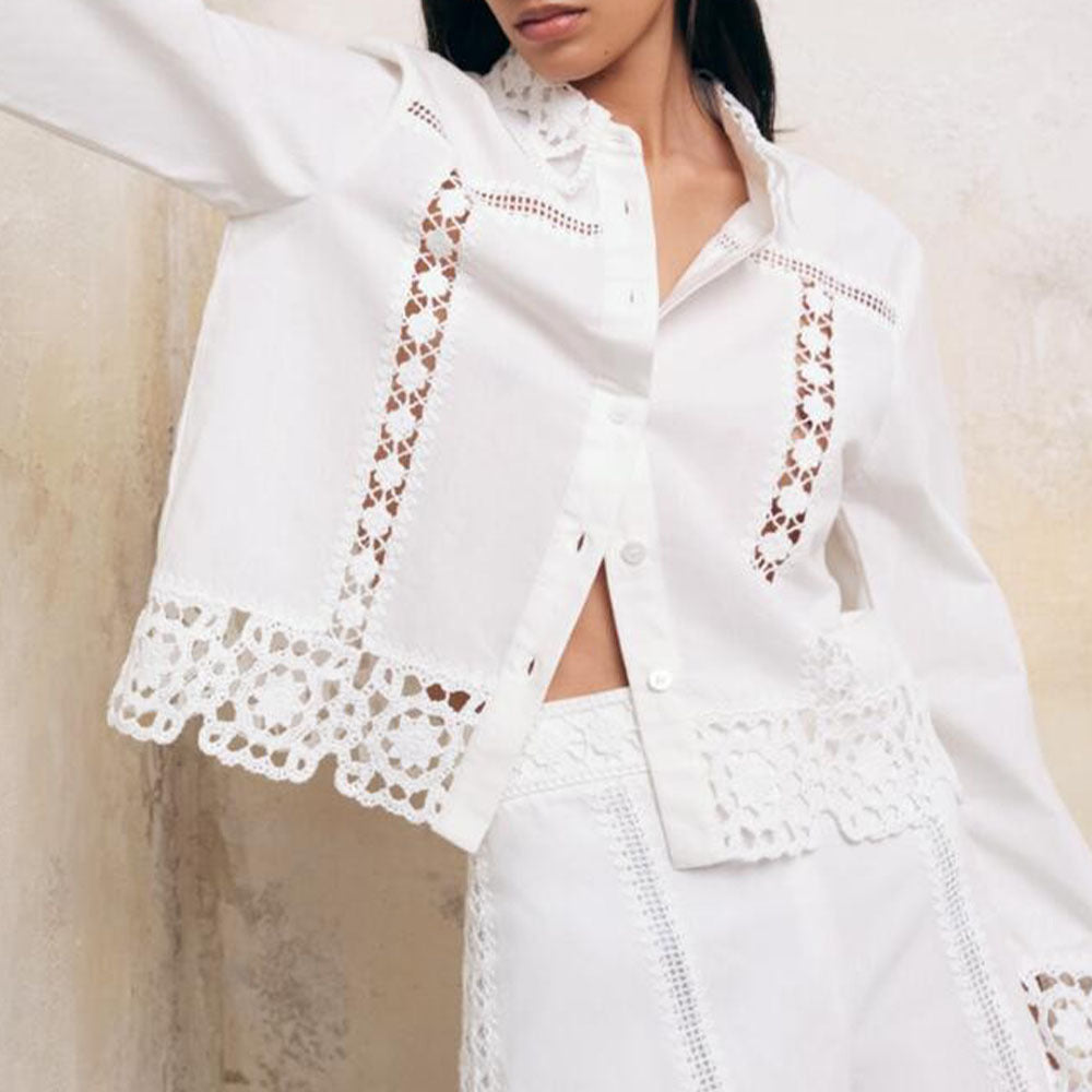 Women's Lace Hollow Out Jacket 
