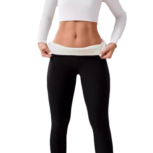 Fleece-lined Thick Light Board Cashmere Leggings 