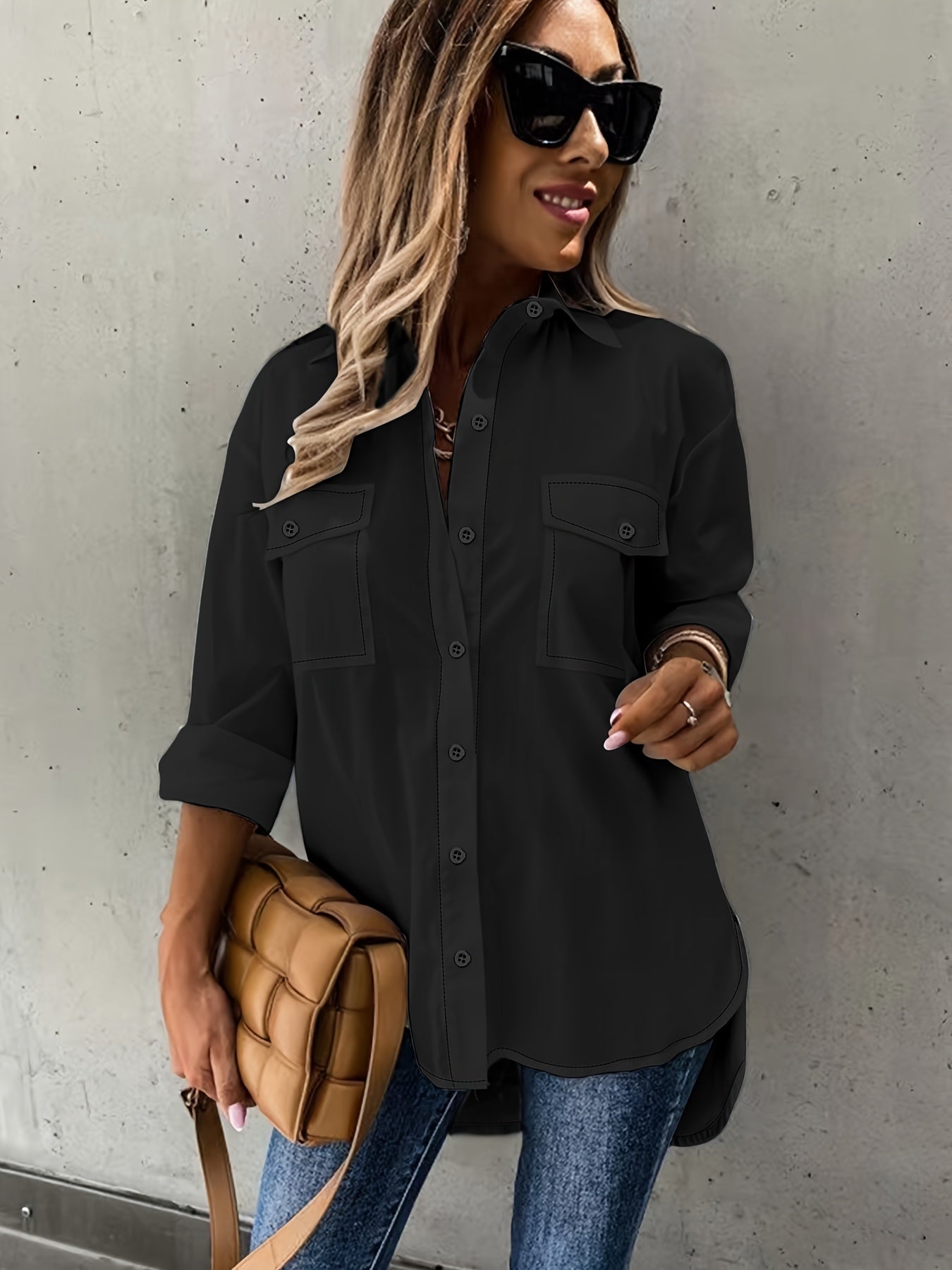 👚 Plus Size Women's Long Sleeve Two-Piece Casual Set FitiqueFit