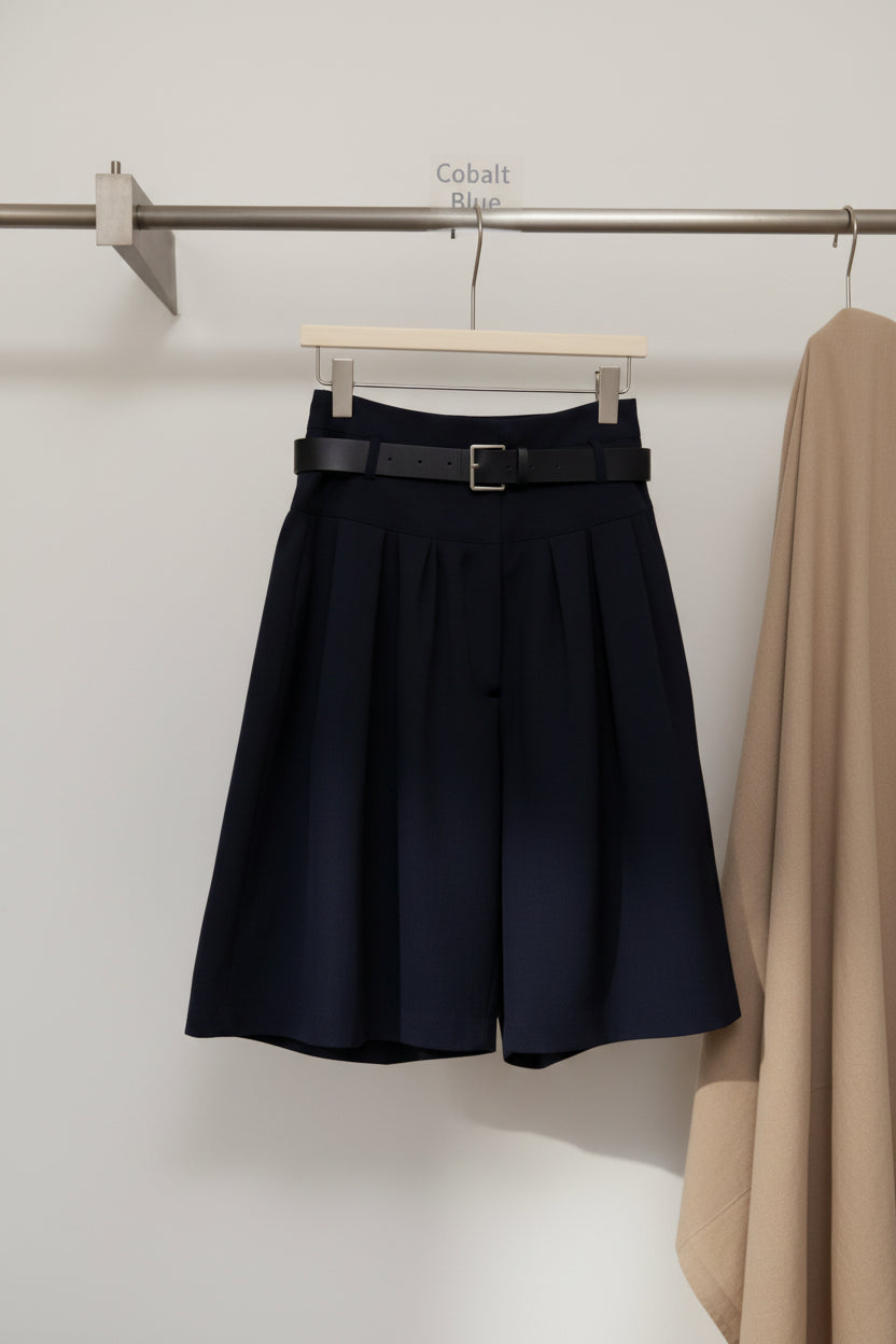 Fashionable Relaxed A-line Skirt Draping High-end Mid-length Pleated Skirt 