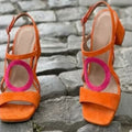  Orange And Rose Red Heart