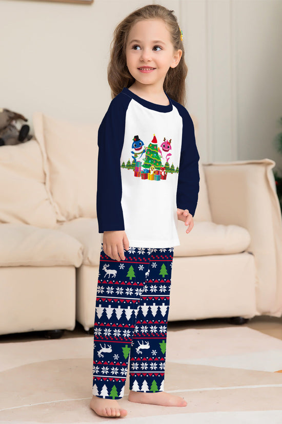 Family Matching Christmas Pajamas Set Xmas Long Sleeve Sleepwear Nightwear For Couples Kids Baby CJ