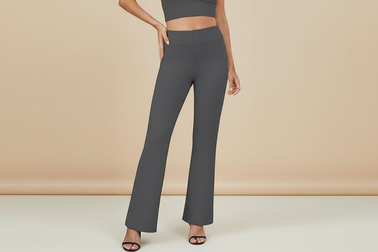 Business-casual High-waisted Stretch Trousers 